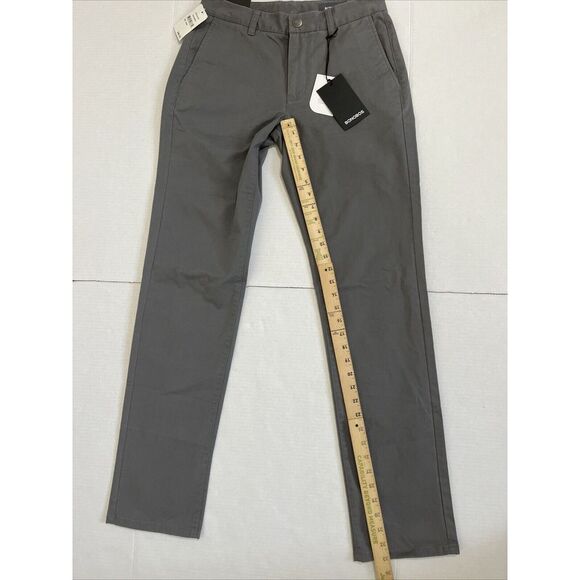 Bonobos Mens STRETCH Washed Chino Pants Athletic Size 29x32 NWT Gray Castlerock - Picture 6 of 8